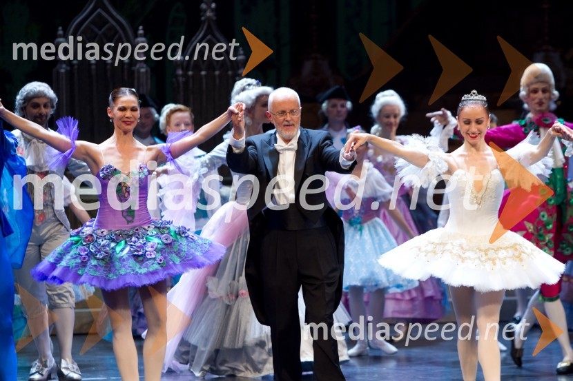 Regina Križaj, baletka; Marko Gašperšič, dirigent; Tjaša Kmetec, baletkaTrnuljčica, premiera baleta