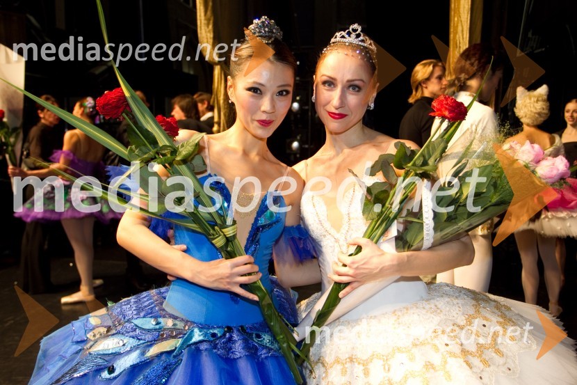 HyeMin Kim, baletka; Tjaša Kmetec, baletkaTrnuljčica, premiera baleta