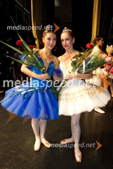 HyeMin Kim, baletka; Tjaša Kmetec, baletkaTrnuljčica, premiera baleta