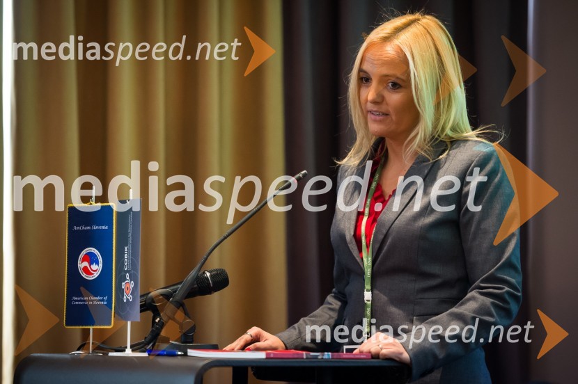 Mag. Ajša Vodnik, izvršna direktorica Ameriške gospodarske zborniceU.S. – Slovenia Business Bridge, razvojna in investicijska konferenca, prvi dan