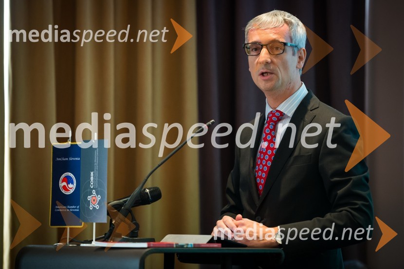 Dr. Jernej Pikalo, minister za izobraževanje, znanost in športU.S. – Slovenia Business Bridge, razvojna in investicijska konferenca, prvi dan