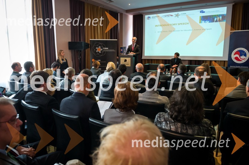 Dr. Jernej Pikalo, minister za izobraževanje, znanost in športU.S. – Slovenia Business Bridge, razvojna in investicijska konferenca, prvi dan