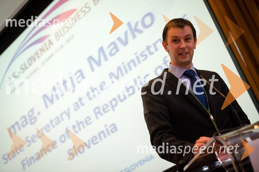 Mag. Mitja Mavko, državni sekretar, Ministrstvo za financeU.S. – Slovenia Business Bridge, razvojna in investicijska konferenca, prvi dan