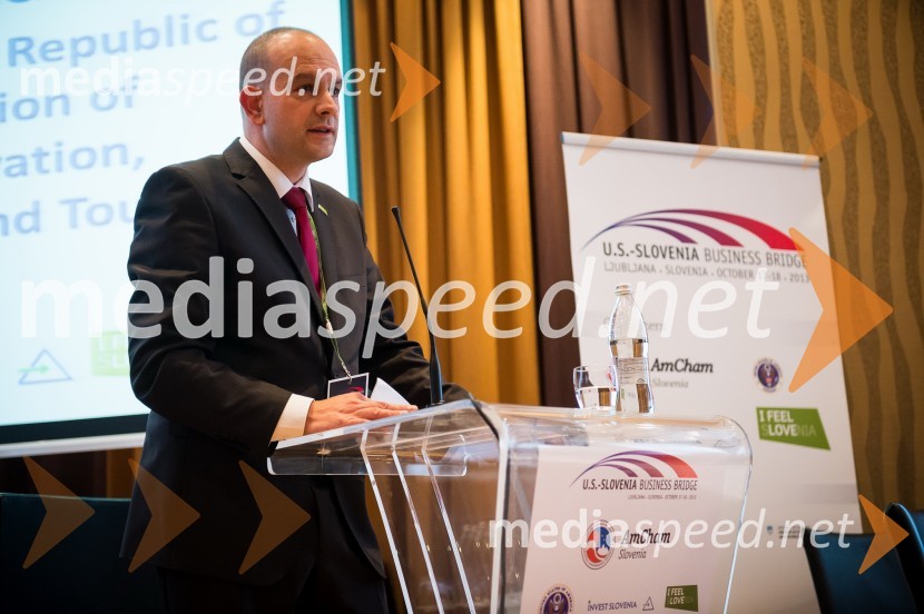 Boštjan Skalar, v.d. direktorja SPIRIT SlovenijaU.S. – Slovenia Business Bridge, razvojna in investicijska konferenca, prvi dan