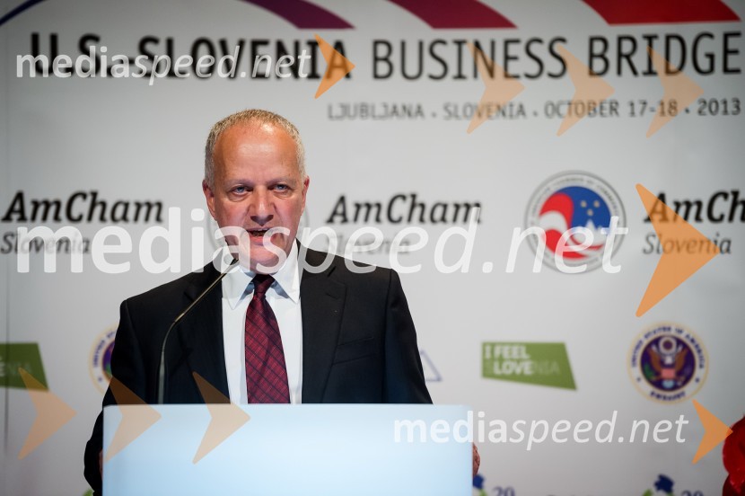Joseph A. Mussomeli, veleposlanik ZDA v SlovenijiU.S. – Slovenia Business Bridge, razvojna in investicijska konferenca, prvi dan