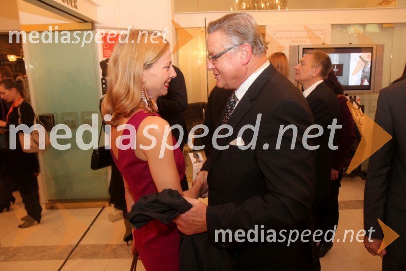 Nataša Matjašec Rošker, igralka; Dušan Mlakar, režiser48. Borštnikovo srečanje 2013, otvoritev festivala