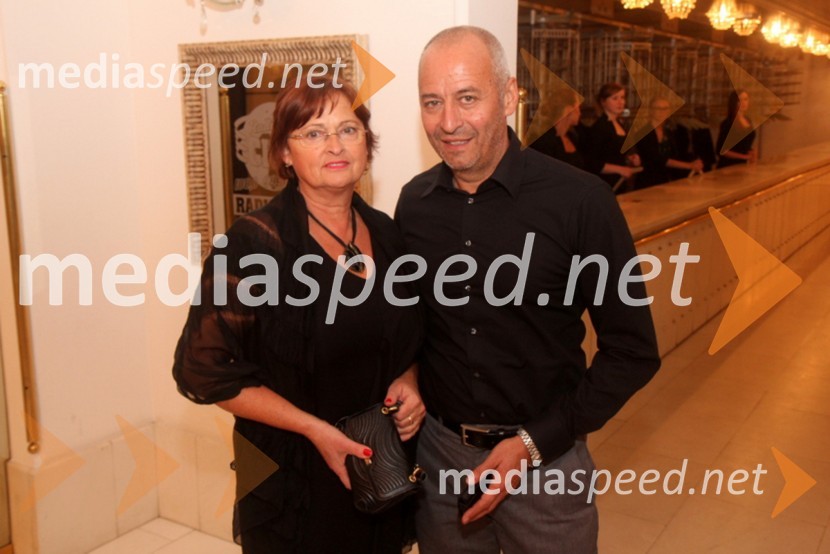 Vanda Verdnik Bosnić; soprog Dragan Bosnić, poslanec48. Borštnikovo srečanje 2013, otvoritev festivala