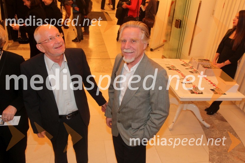 Peter Ternovšek; mag. Franci Pivec, kulturnik, filozof in ambasador Mariborske knjižnice48. Borštnikovo srečanje 2013, otvoritev festivala