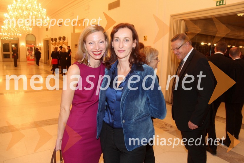 Nataša Matjašec Rošker, igralka; Saša Pavček, igralka48. Borštnikovo srečanje 2013, otvoritev festivala