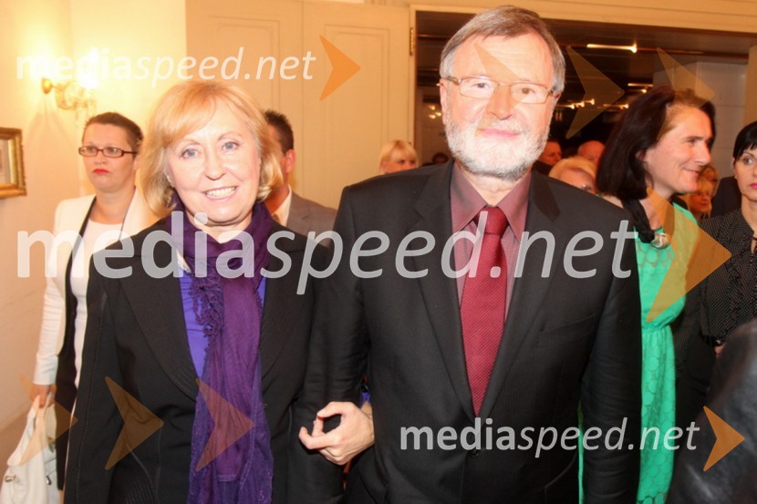 Prof. dr. Janja Črčinovič Rozman; soprog prof. dr. Ivan Rozman, nekdanji rektor Univerze v Mariboru48. Borštnikovo srečanje 2013, otvoritev festivala