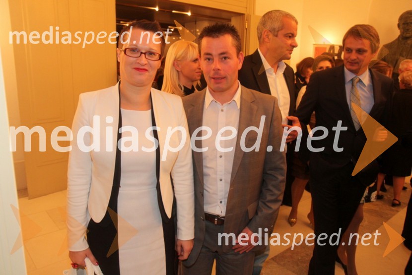 Lidija Divjak Mirnik, mestna svetnica; Primož Juhart, mestni svetnik48. Borštnikovo srečanje 2013, otvoritev festivala