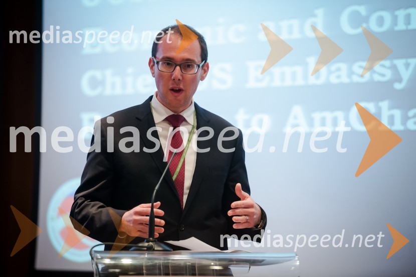 Joshua Harris, Political, Economic and Commercial Chief, US Embassy to the Republic of SloveniaU.S. – Slovenia Business Bridge, razvojna in investicijska konferenca, drugi dan