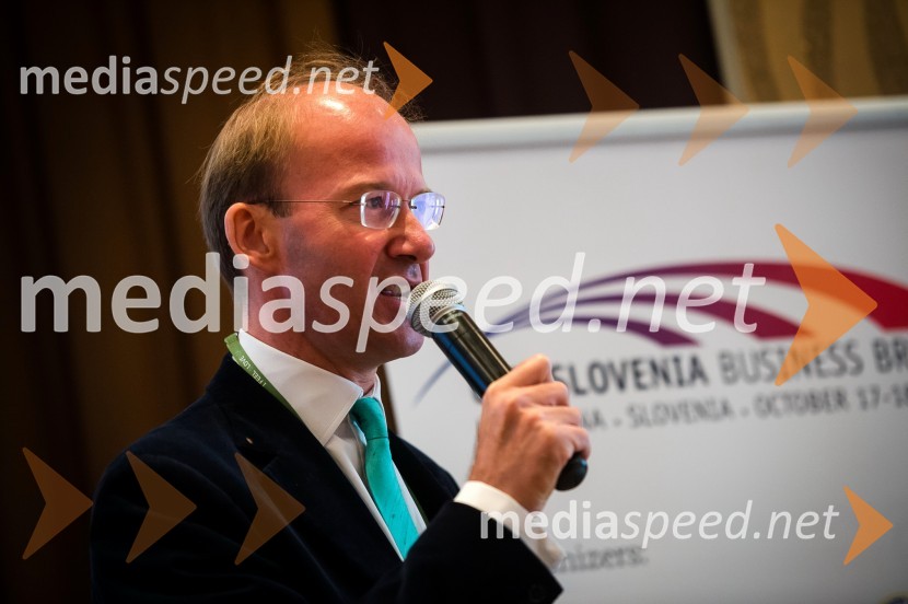 Andrew Page, veleposlanik Velike Britanije v SlovenijiU.S. – Slovenia Business Bridge, razvojna in investicijska konferenca, drugi dan