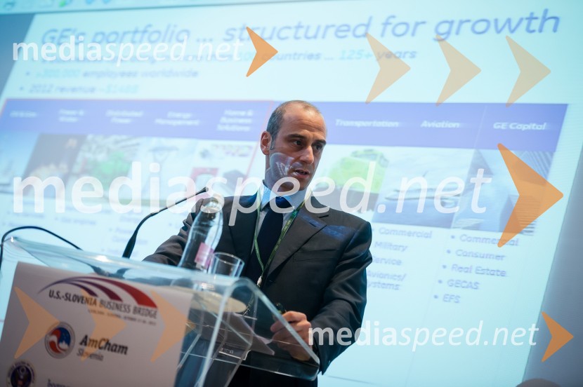 Gaetano Massara, GE South East EuropeU.S. – Slovenia Business Bridge, razvojna in investicijska konferenca, drugi dan