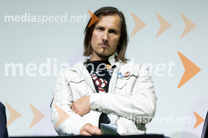 Uroš Macerl, predsednik nevladne organizacije Eko krogSmeti, slovenska premiera dokumentarnega filma