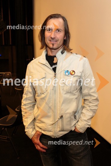 Uroš Macerl, predsednik nevladne organizacije Eko krogSmeti, slovenska premiera dokumentarnega filma