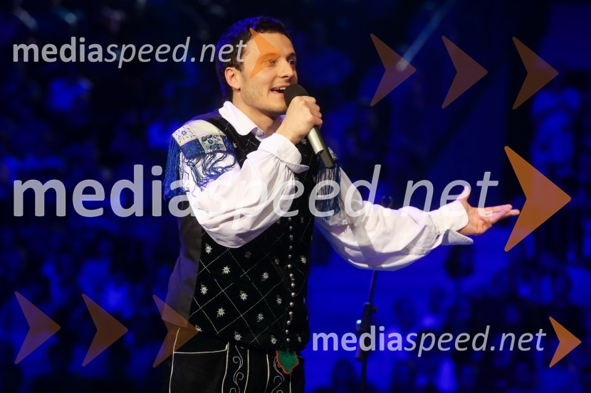 Blaž Švab, pevec skupine ModrijaniNoč Modrijanov 2013