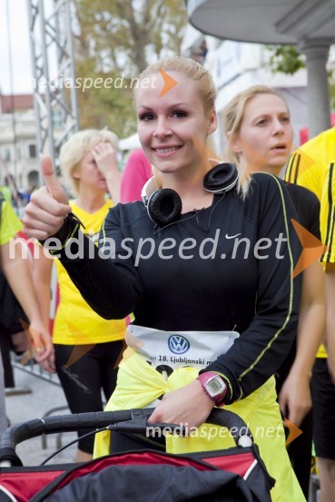 Špela Grošelj, pevka18. Ljubljanski maraton 2013