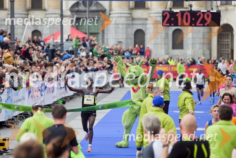 Mulugeta Wami, zmagovalec v teku na 42km18. Ljubljanski maraton 2013