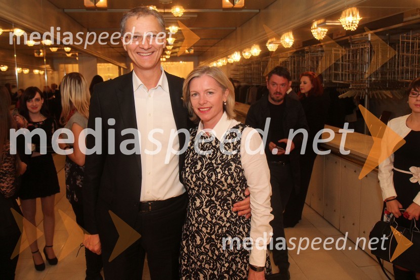 Igor Lukšič, predsednik SD; soproga dr. Marta Macedoni Lukšič, pediatrinja48. Borštnikovo srečanje, zaključek in podelitev Borštnikovega prstana