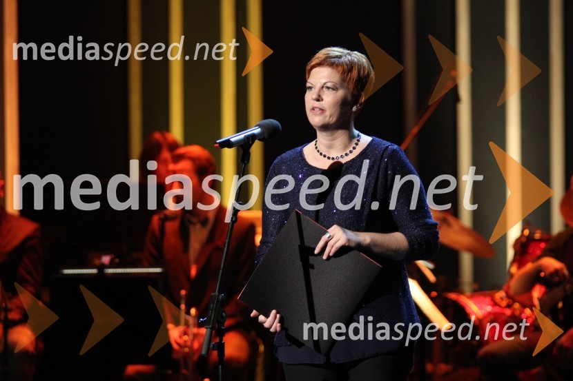 Mirjam Drnovšček, direktorica Prešernovega gledališča Kranj48. Borštnikovo srečanje, zaključek in podelitev Borštnikovega prstana