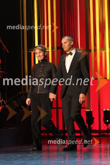 Barbara Hieng Samobor, direktorica MGL; Danilo Rošker, direktor SNG Maribor48. Borštnikovo srečanje, zaključek in podelitev Borštnikovega prstana