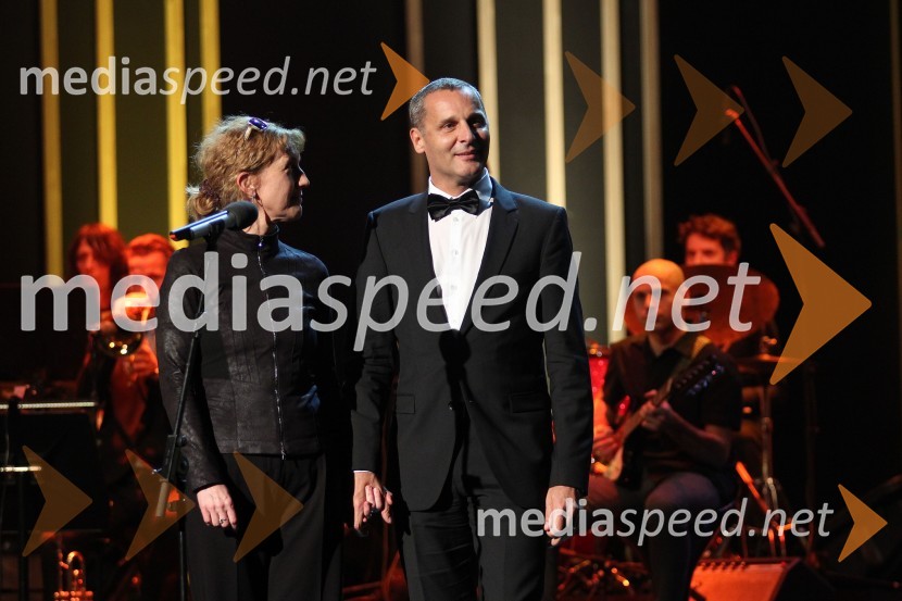 Barbara Hieng Samobor, direktorica MGL; Danilo Rošker, direktor SNG Maribor48. Borštnikovo srečanje, zaključek in podelitev Borštnikovega prstana