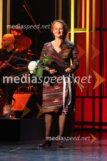 Marinka Poštrak, umetniška vodja PGK48. Borštnikovo srečanje, zaključek in podelitev Borštnikovega prstana