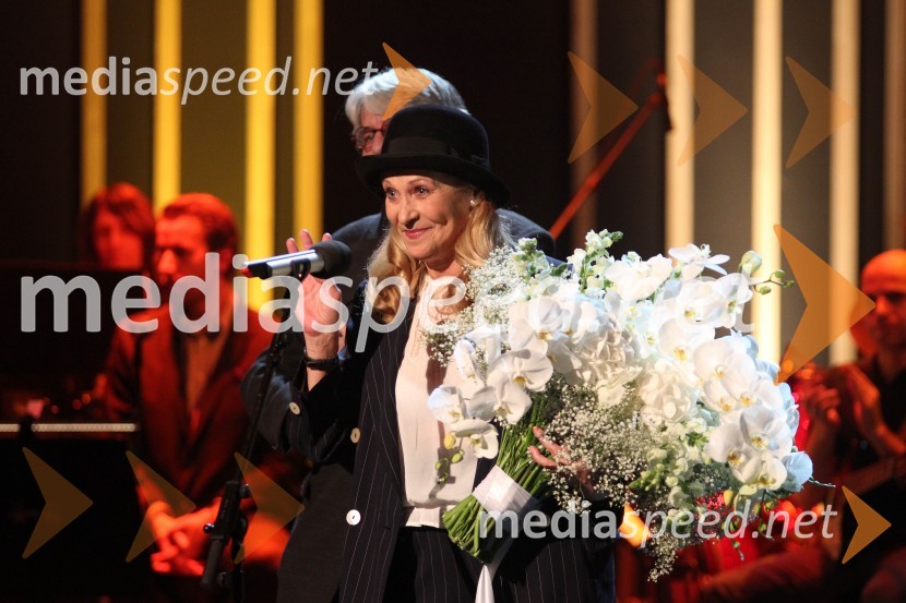 Ivo Svetina, pisatelj; Olga Kacjan, igralka in dobitnica Borštnikovega prstana  201348. Borštnikovo srečanje, zaključek in podelitev Borštnikovega prstana