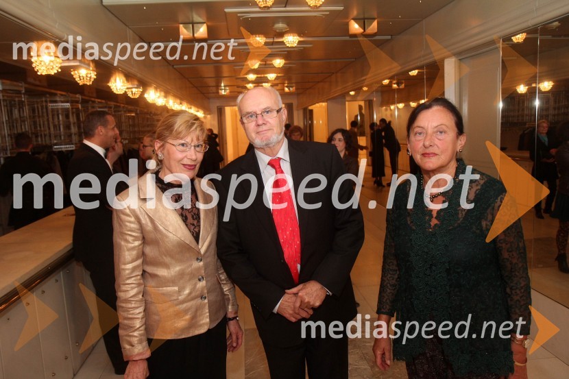 Nevenka Orešič Leban, pianistka; soprog Ivan; Dunja Bezjak, članica ženskega društva S.I.L.A.48. Borštnikovo srečanje, zaključek in podelitev Borštnikovega prstana
