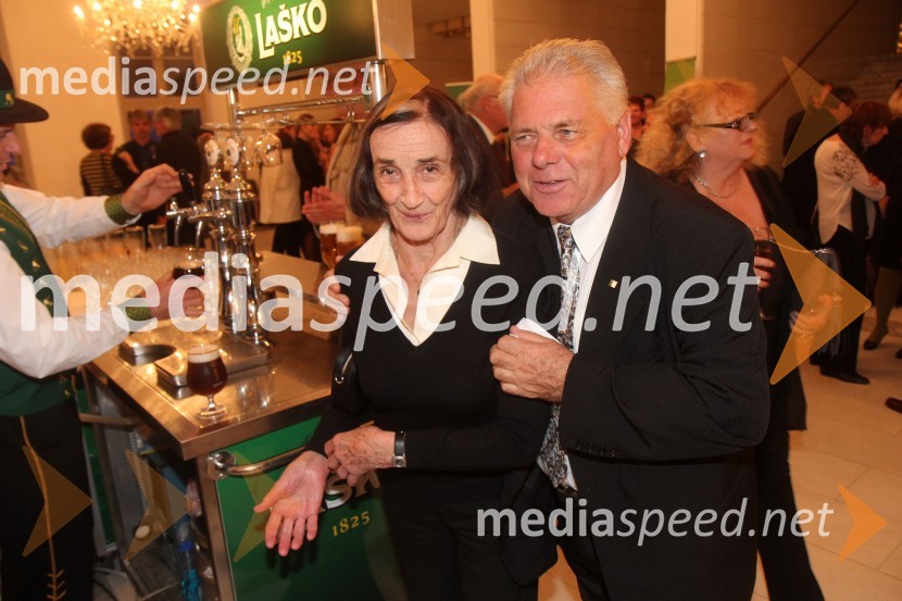 Ivanka Mežan, igralka in dobitnica Borštnikovega prstana 1995; Franci Rajh, arhivar FBS48. Borštnikovo srečanje, zaključek in podelitev Borštnikovega prstana