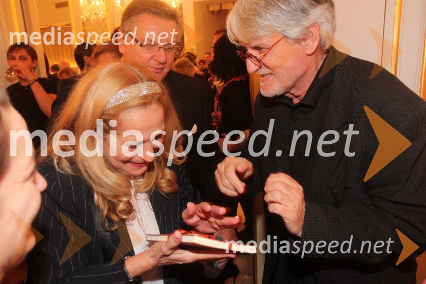 Olga Kacjan, igralka in dobitnica Borštnikovega prstana 2013; Ivo Svetina, pisatelj48. Borštnikovo srečanje, zaključek in podelitev Borštnikovega prstana