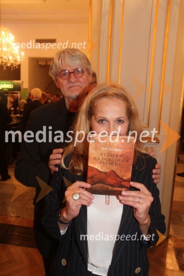 Ivo Svetina, pisatelj; Olga Kacjan, igralka in dobitnica Borštnikovega prstana 201348. Borštnikovo srečanje, zaključek in podelitev Borštnikovega prstana