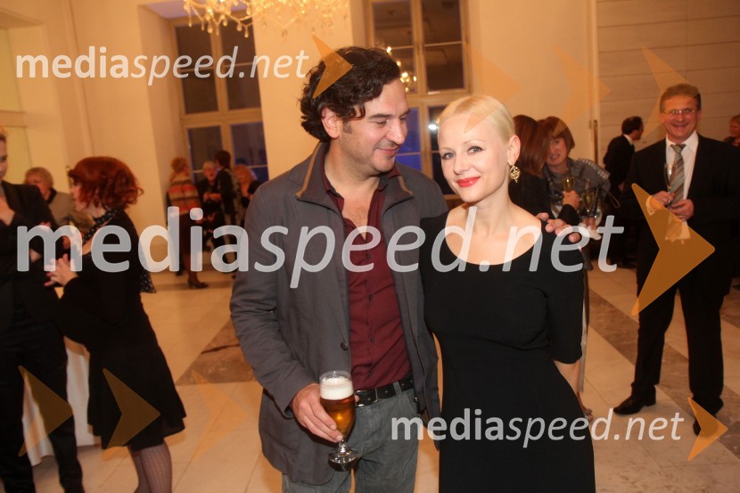 Gašper Tič, igralec, Polona Juh, igralka48. Borštnikovo srečanje, zaključek in podelitev Borštnikovega prstana