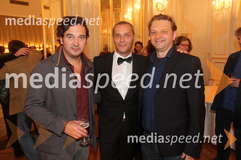 Gašper Tič, igralec; Danilo Rošker, direktor SNG Maribor; Marko Japelj, scenograf48. Borštnikovo srečanje, zaključek in podelitev Borštnikovega prstana