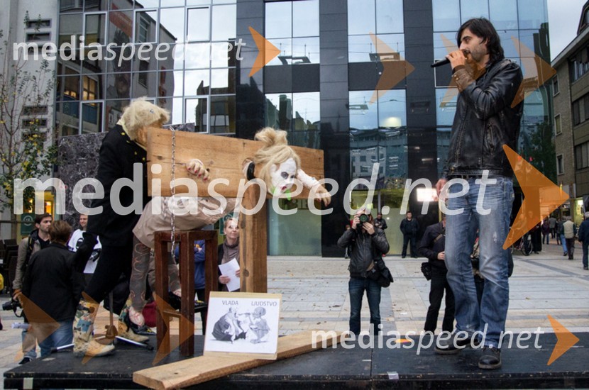 Sanjin Jašar, mariborski aktivistProtesti proti vladi v Mariboru