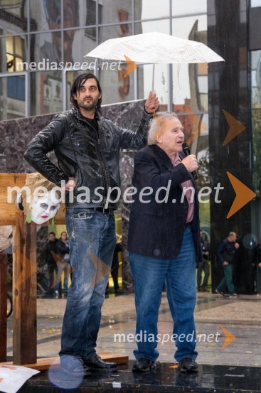 Sanjin Jašar, mariborski aktivist; ...Protesti proti vladi v Mariboru