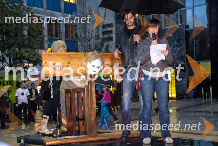 Sanjin Jašar, mariborski aktivist; ...Protesti proti vladi v Mariboru