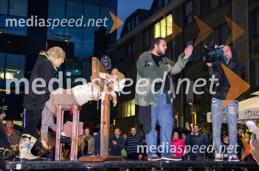 Gregor StamejčičProtesti proti vladi v Mariboru