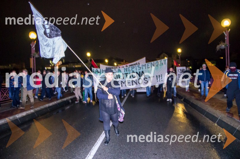 Nati MijailovićProtesti proti vladi v Mariboru