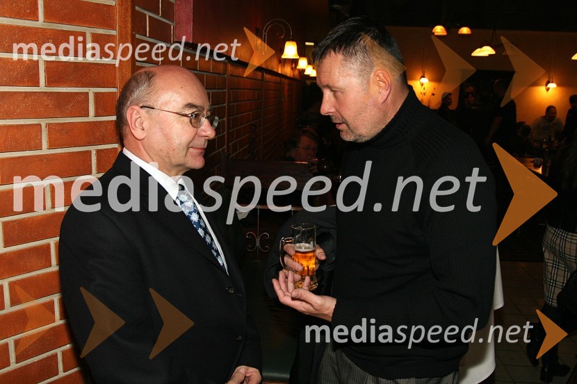 Mitja Rotovnik, direktor Cankarjevega doma in Bojan PožarBalet Gospodarji časa