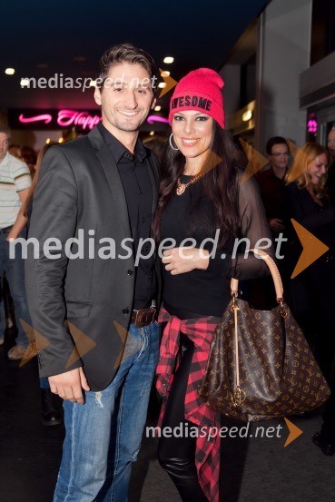 Daniel Utješanović; Iris Mulej, manekenkaGremo mi po svoje 2, premiera filma