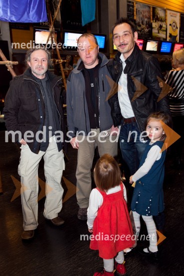 Miha Hočevar, režiser; Danijel Hočevar, producent;&nbsp;Julija Toš; Tadej Toš, igralec; Eva TošGremo mi po svoje 2, premiera filma