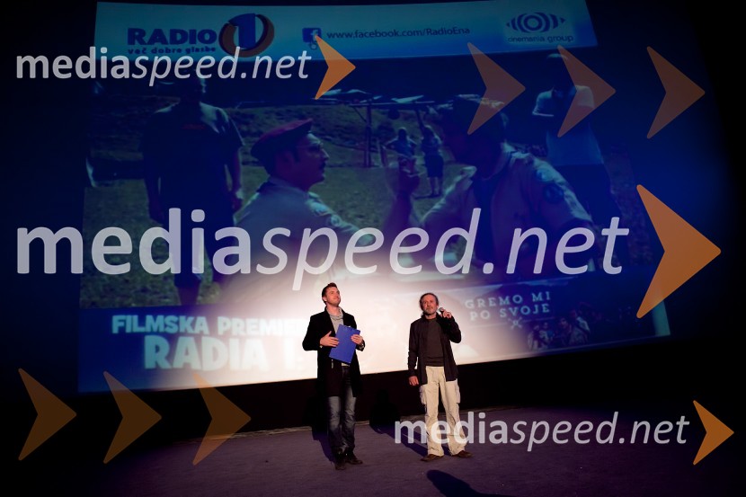 Denis Avdić, radijski voditelj; Miha Hočevar, režiserGremo mi po svoje 2, premiera filma