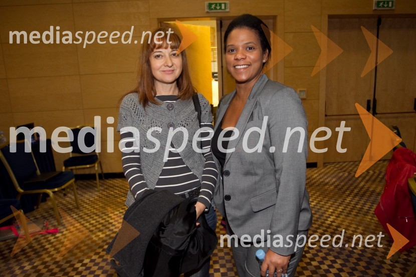 Marija Miličevič, Večer; Karidia Toure Zagrajšek, NKBMSlovenska konferenca za odnose z javnostmi, 17. SKOJ 2013, 2. dan