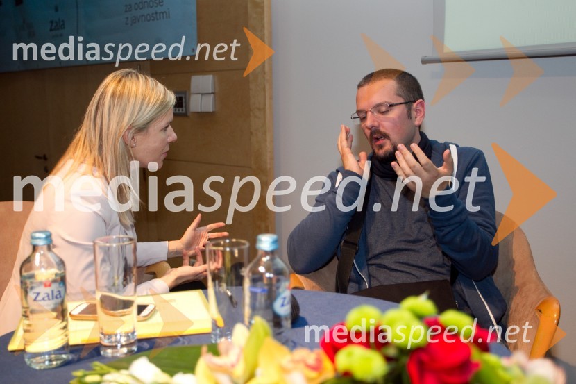 Nina Furman , SJS; Domen Savič, E-demokracija.siSlovenska konferenca za odnose z javnostmi, 17. SKOJ 2013, 2. dan