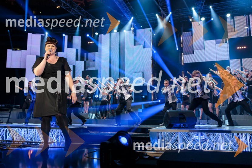 Aleksandra Lamut, članica skupine Perpetuum JazzilePerpetuum Jazzile, The show