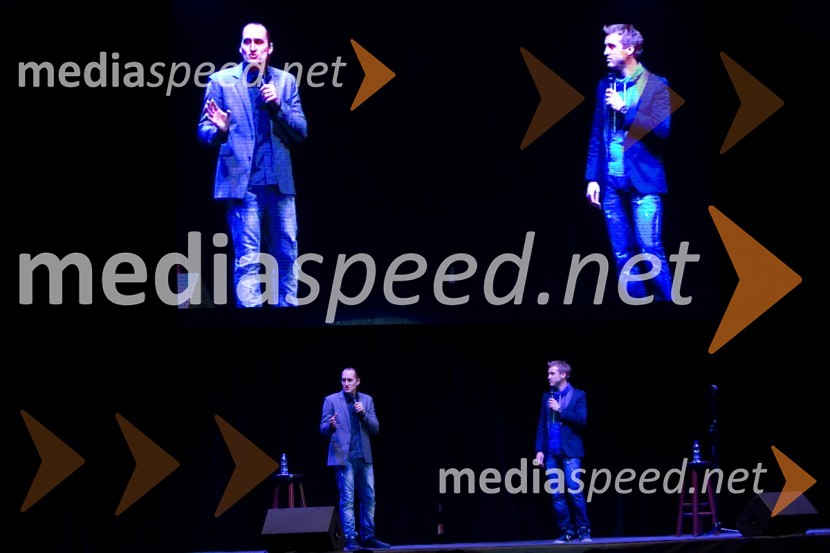 Vid Valič, stand up komik; Denis Avdič, stand up komikUdar po moško 2, premiera predstave
