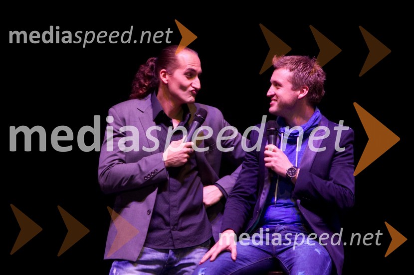 Vid Valič, stand up komik; Denis Avdič, stand up komikUdar po moško 2, premiera predstave
