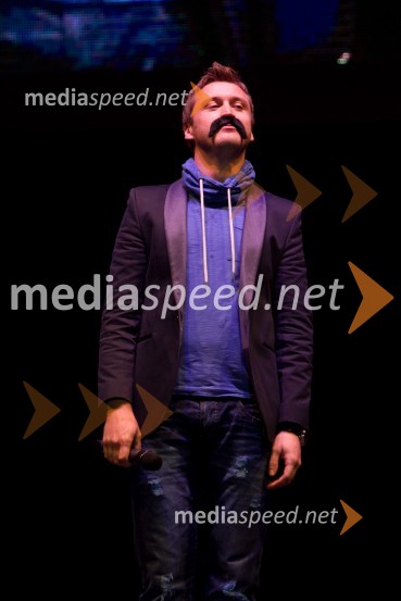Denis Avdič, stand up komikUdar po moško 2, premiera predstave